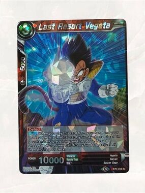 2019 Dragon Ball Super #BT7-010 R Last Resort Vegeta Foil